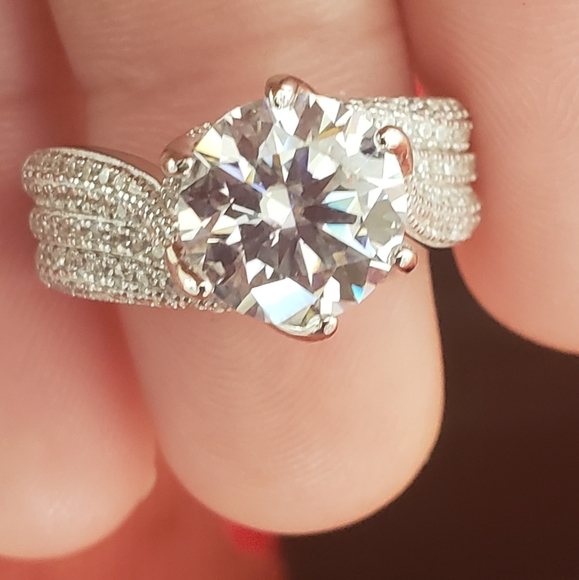 CERTIFIED S925 3.0CT MOISSANITE RING - Picture 3 of 9